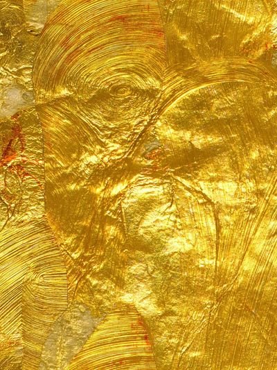 Golden Texture Abstract Poster. poster