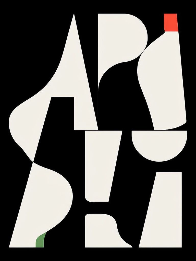 Abstract Geometric Shapes Poster. poster — abstract art