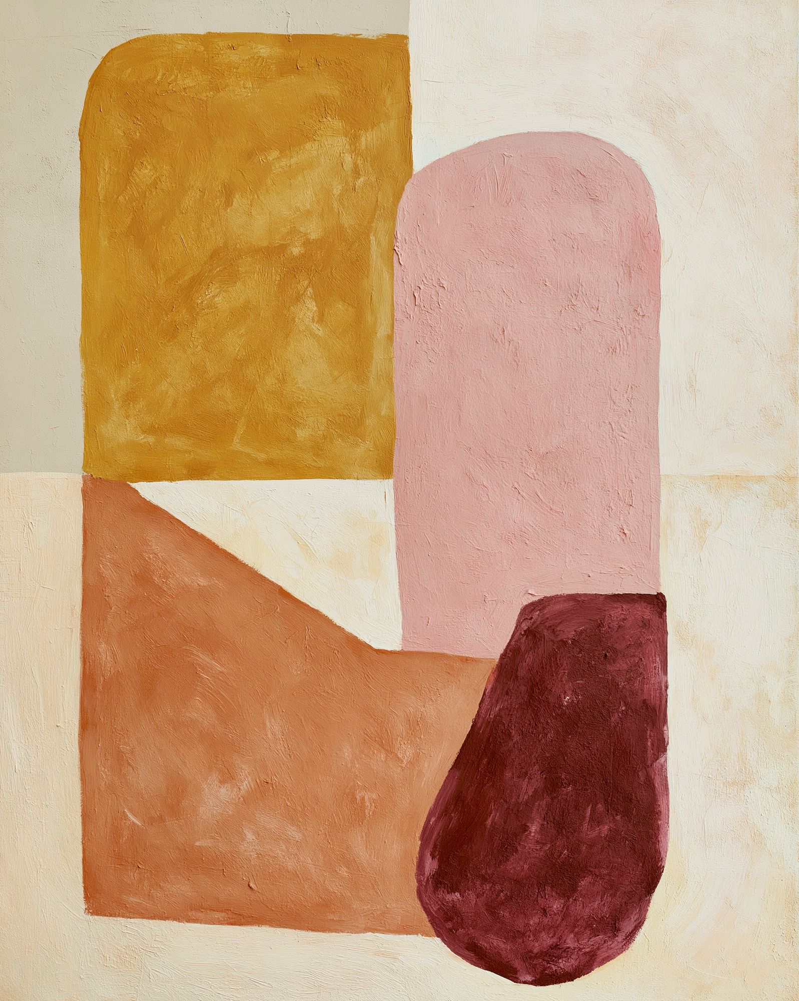 Abstract Earth Tones Poster. poster detail