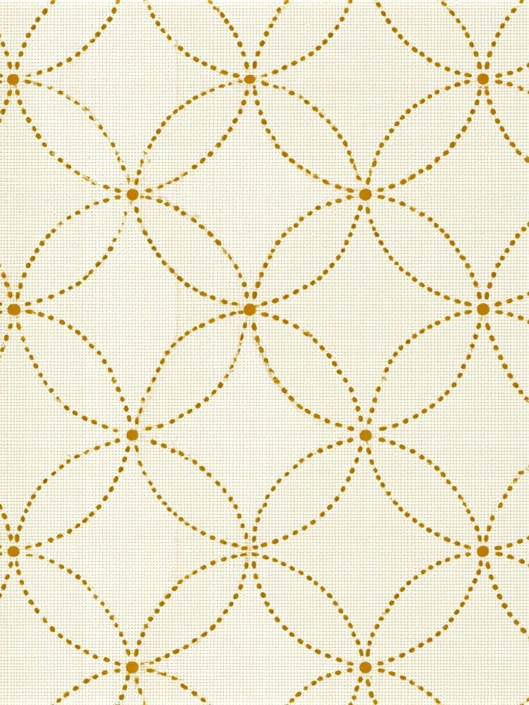 Golden Dotted Geometric Pattern Poster. poster — abstract art