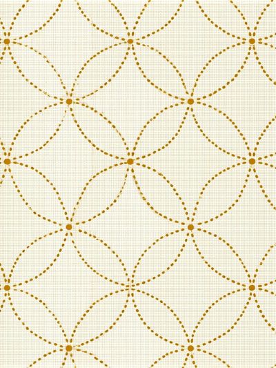 Golden Dotted Geometric Pattern Poster.