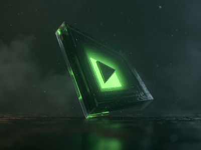 Neon Green Triangle Abstract Poster. poster print