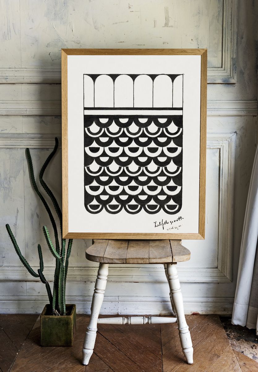 Ornament scales (Ornament van schubben). room preview