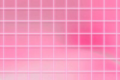Neon pink grid patterned background. poster print