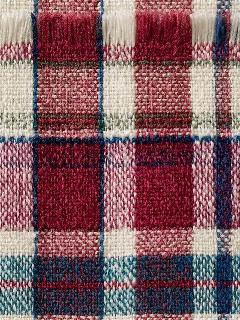 Plaid Textile Texture Print. poster detail