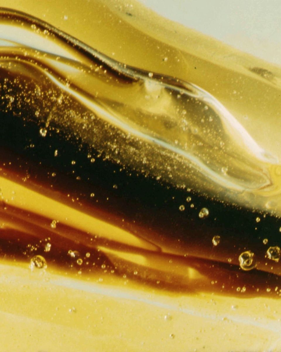 Golden Liquid Abstract Poster. poster — abstract art