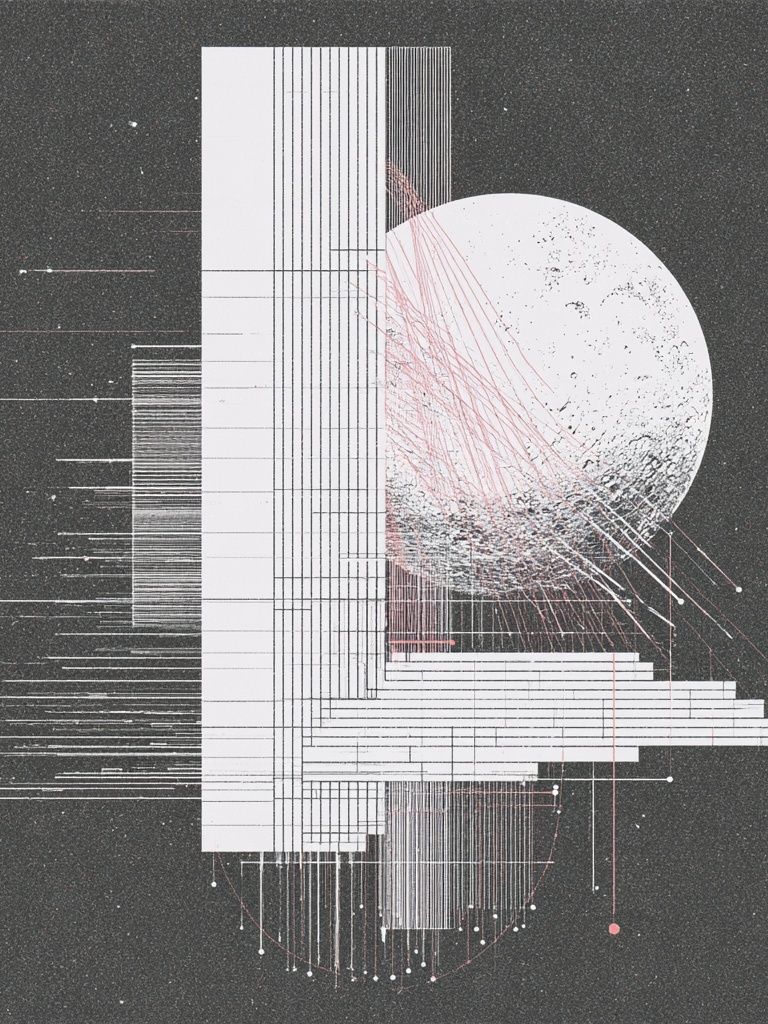 Geometric Orbit Abstract Poster. poster detail