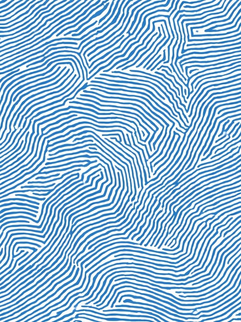 Blue Topographic Lines Abstract Poster. poster — abstract art