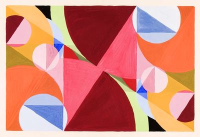 Area Broken Perpendiculars (ca.1934) painting.