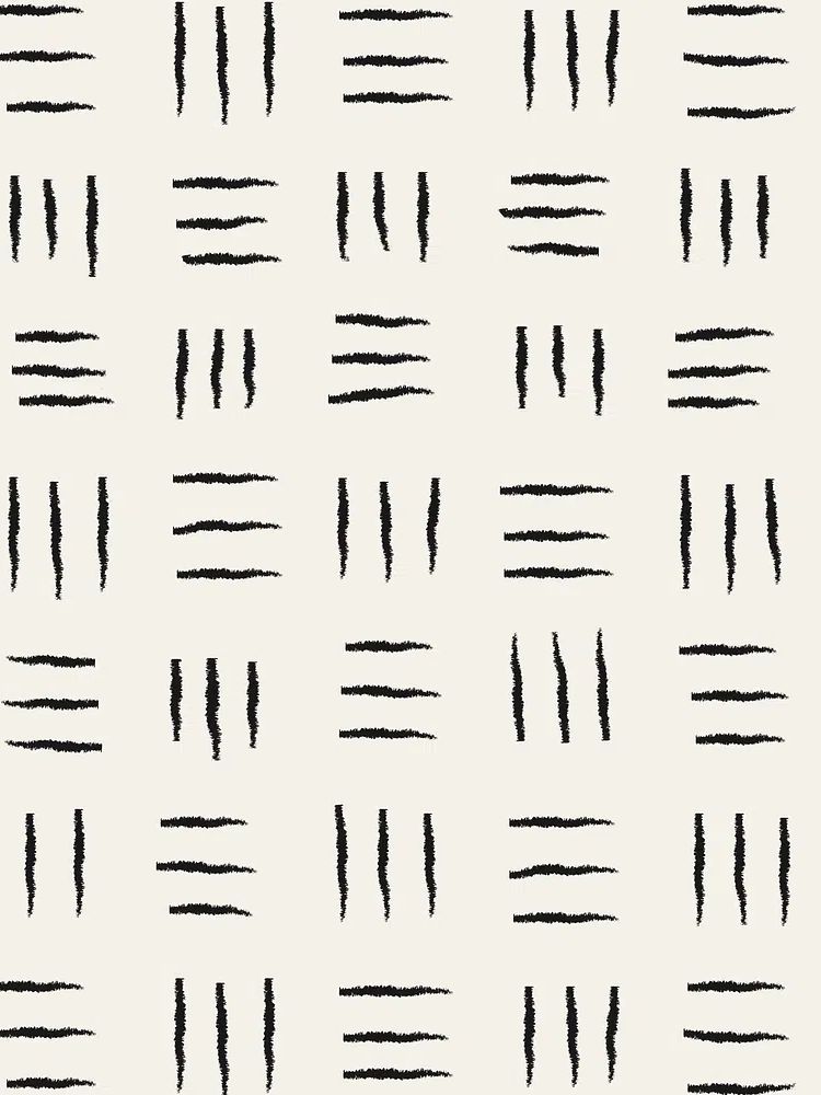 Doodle background, black lined pattern. poster — abstract art