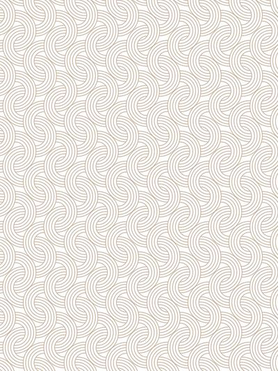 Seamless golden interlaced rounded arc. poster