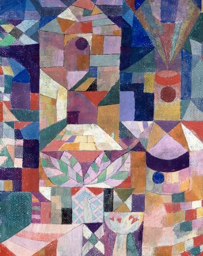 Burggarten (1919) painting high resolution. poster print