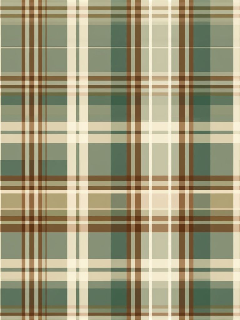 Muted Green Plaid Abstract Poster. poster — abstract art