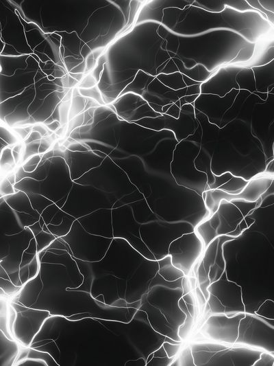 Electric Lightning Abstract Poster. poster print