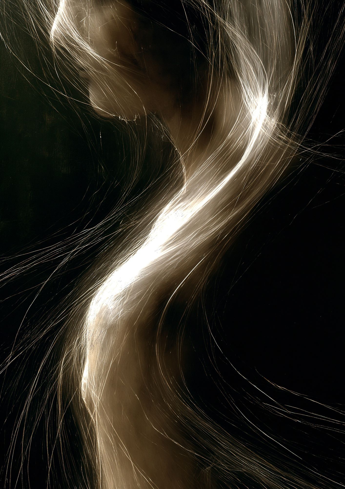 Golden Light Abstract Poster. poster — abstract art