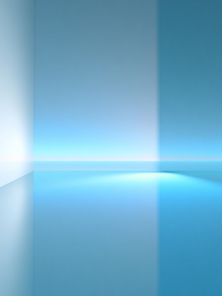 Blue Light Abstract Poster. poster detail
