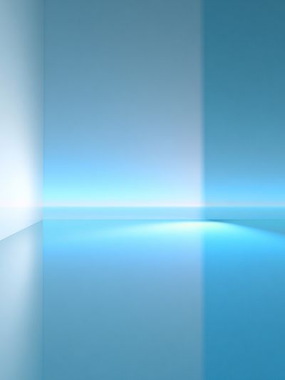 Blue Light Abstract Poster.