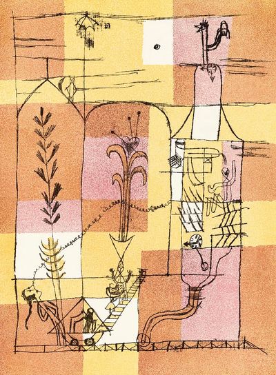 Spirit Hoffmann (1921) Paul Klee. poster print