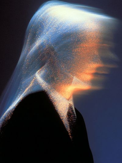Abstract Light Veil Poster. poster