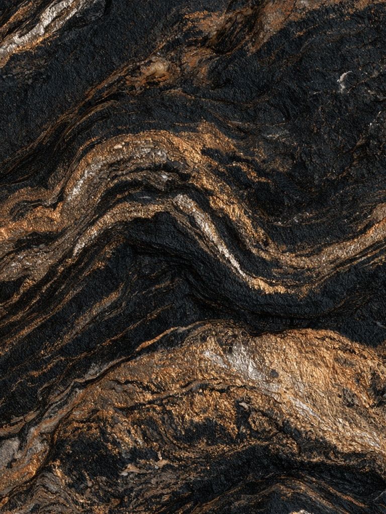 Black and Gold Marble Abstract Poster. poster detail