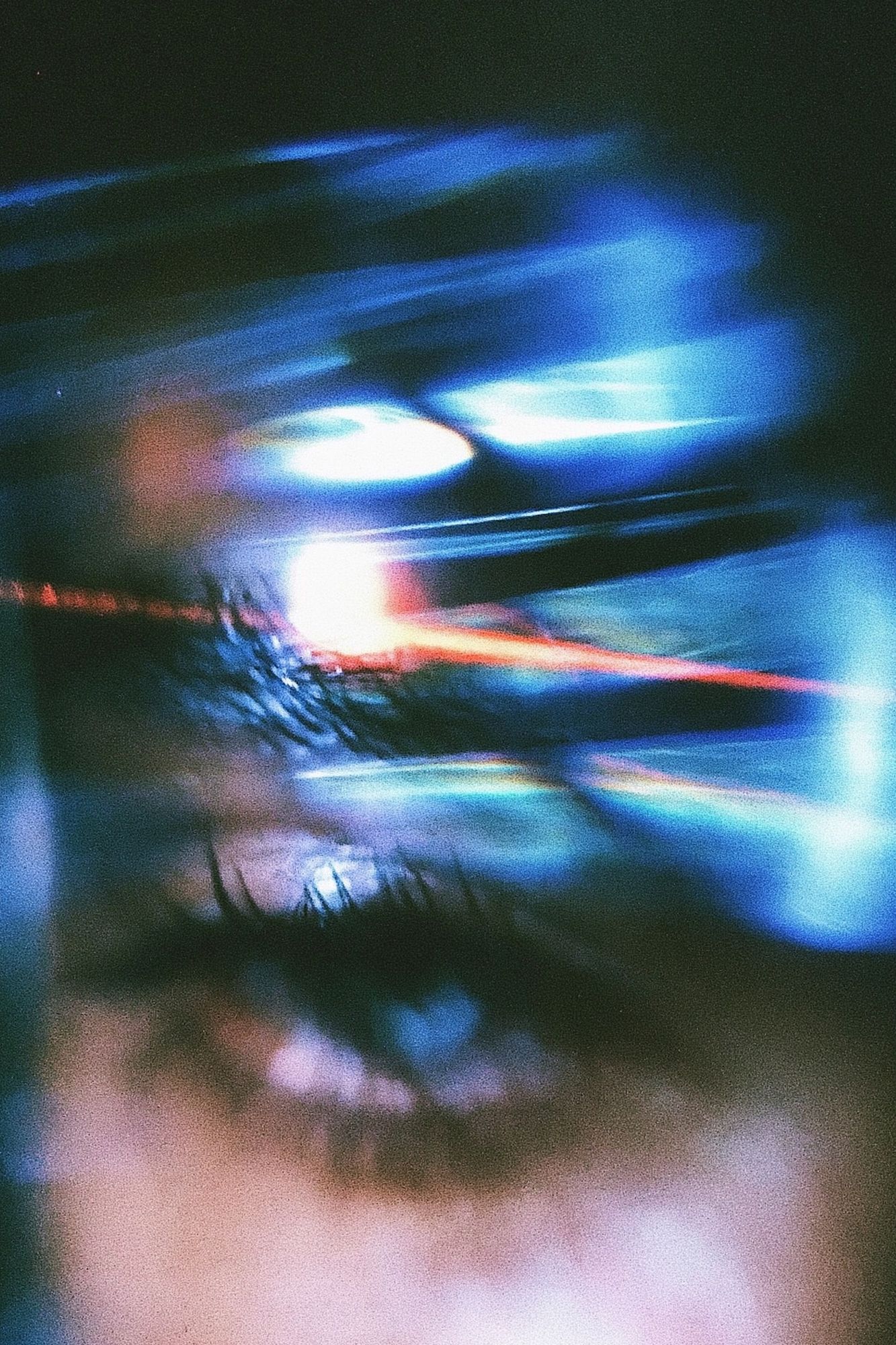 Neon Blur Abstract Poster. poster — abstract art