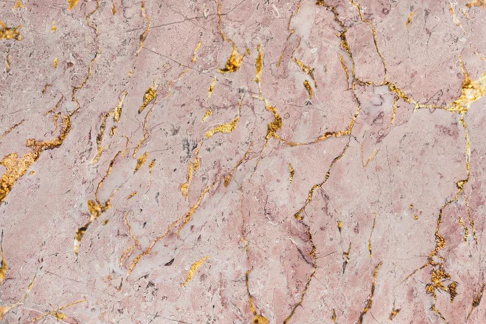 Pink marble rock textured background. poster detail