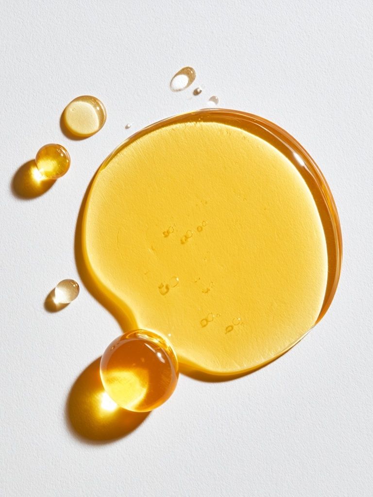Golden Droplets Abstract Poster. poster — abstract art