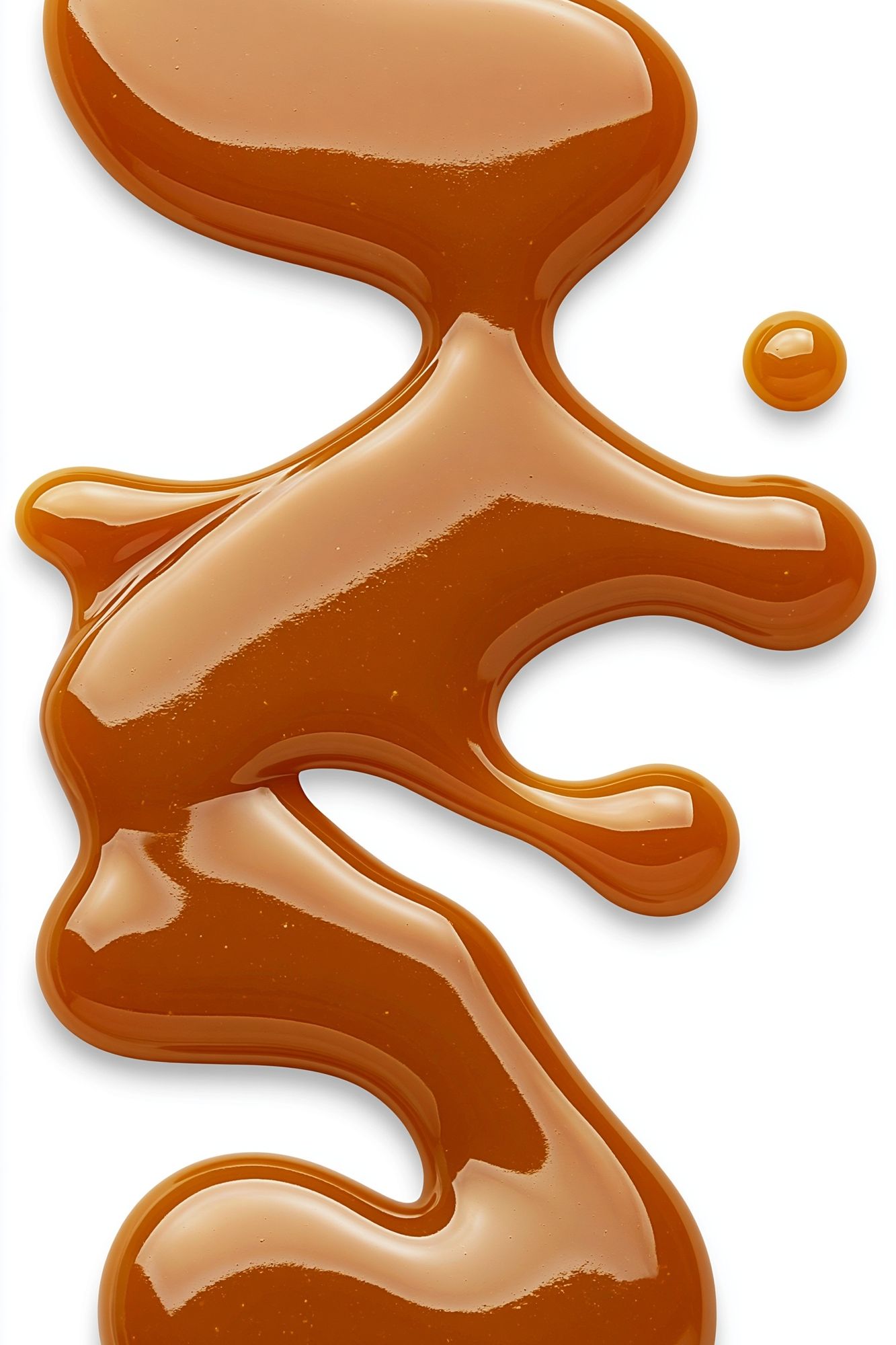 Amber Liquid Abstract Poster. poster — abstract art