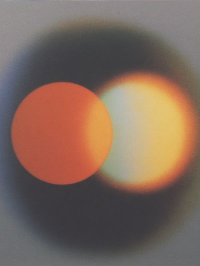 Orbital Glow Abstract Poster. poster print