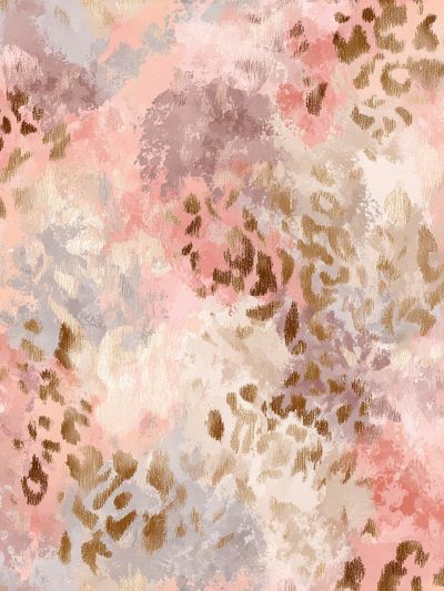 Blush Leopard Abstract Print. poster print