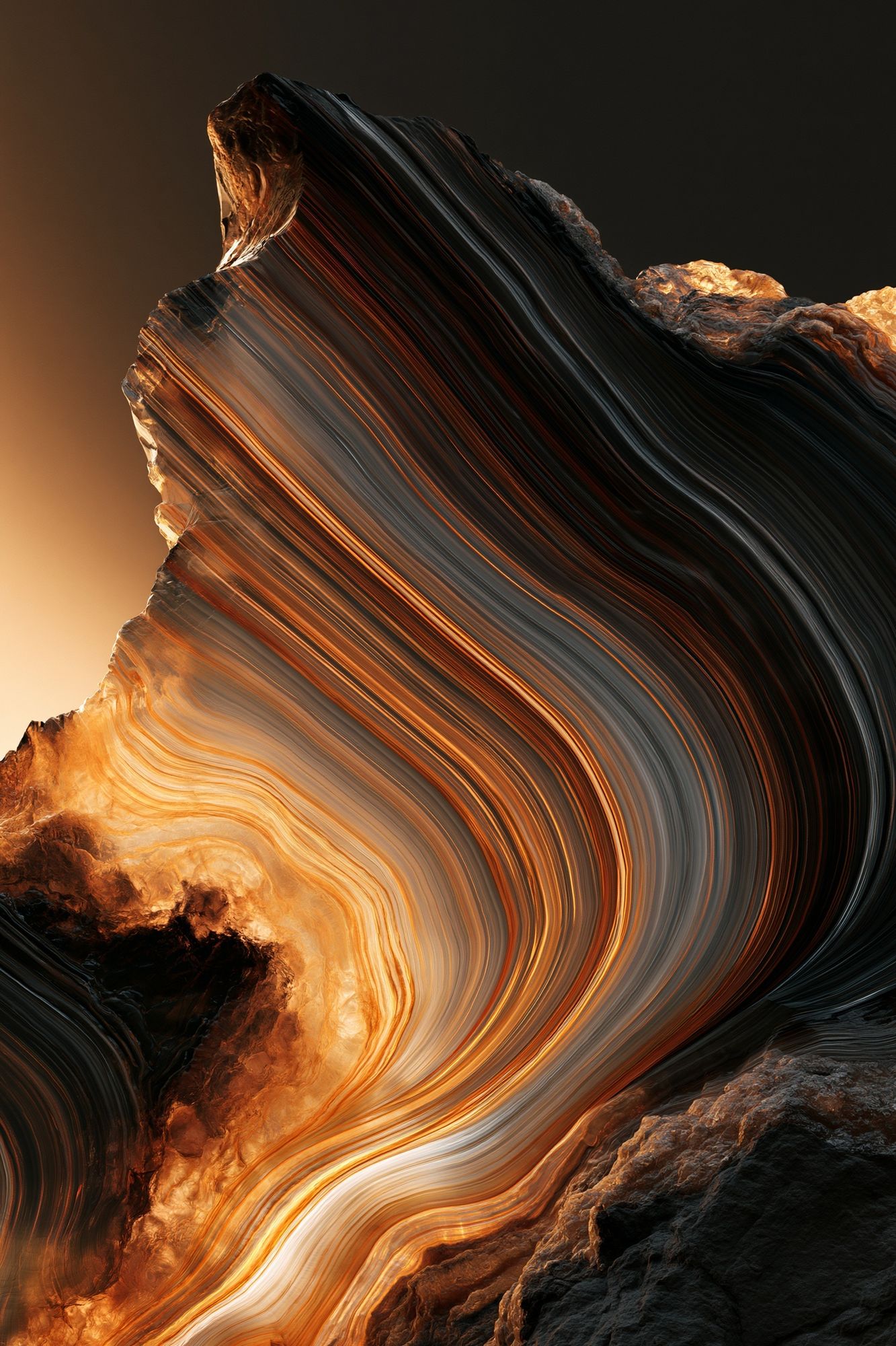Molten Rock Abstract Poster. poster detail