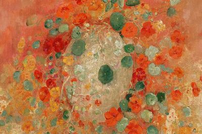 Floral Abstract Garden Poster. poster print