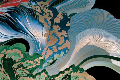 Abstract Flow Botanical Poster.