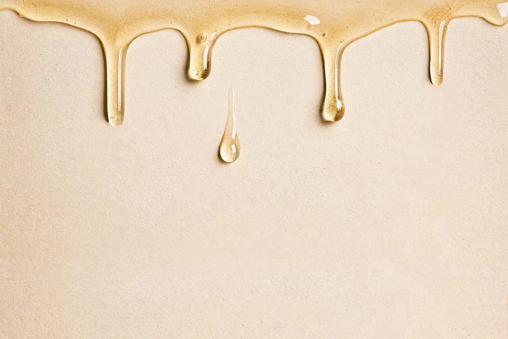 Beige background wallpaper dripping oil. poster — abstract art
