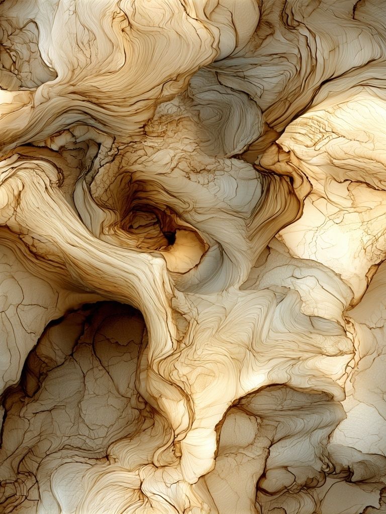 Organic Marble Flow Abstract Poster. poster detail