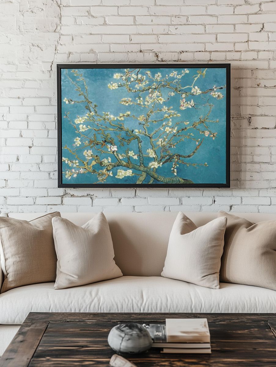 Almond Blossom — Fine Art Print. — room view 1