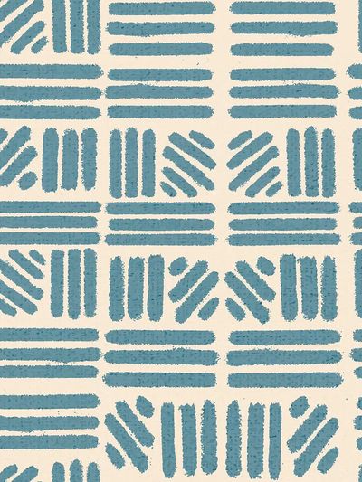Geometric Blue Pattern Poster. poster print