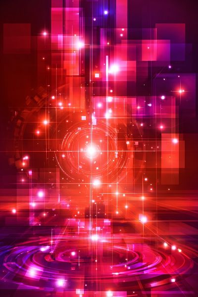 Abstract Light Burst Poster. poster print