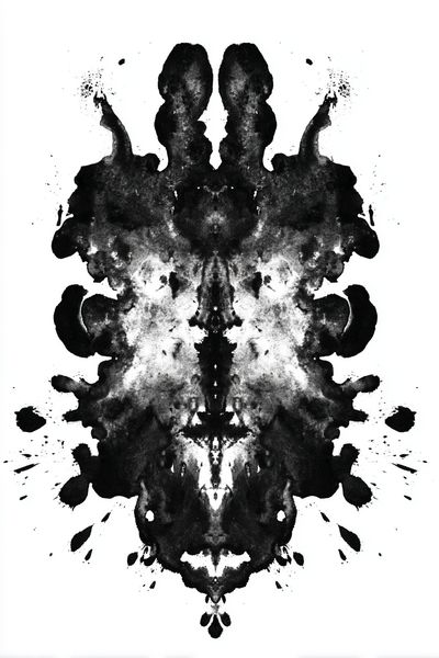 Abstract Ink Blot Poster. poster print