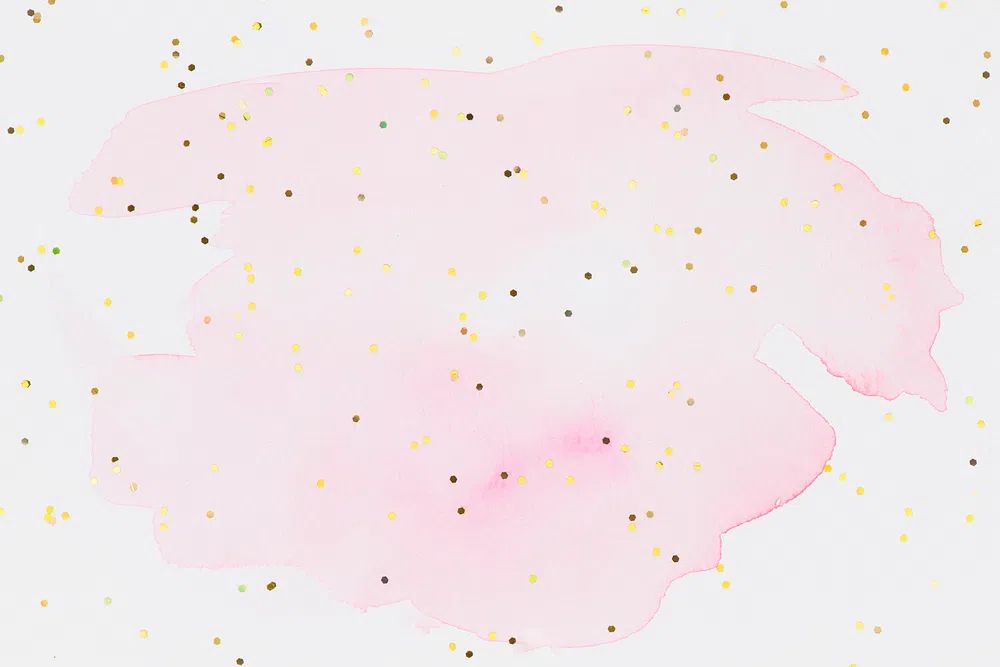 Glitter pink watercolor wallpaper background. poster detail