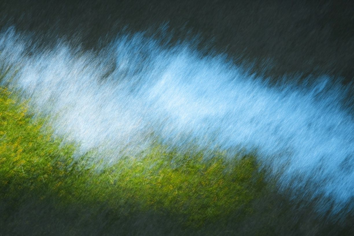 Abstract River Motion Print. poster — abstract art