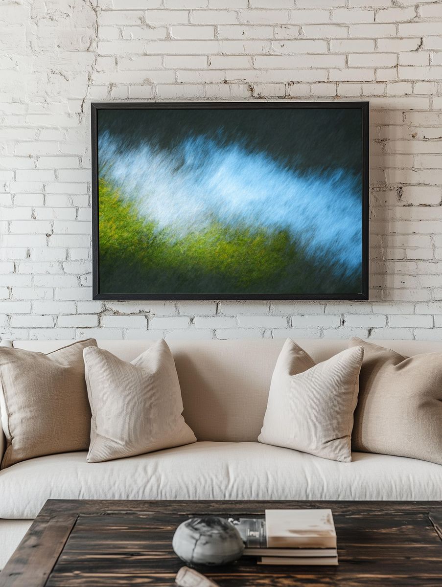 Abstract River Motion Print room preview