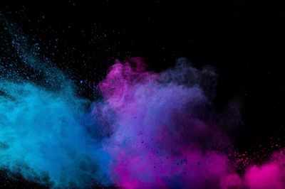 Free gradient color splash photo.