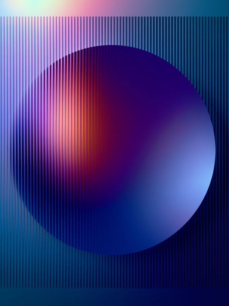 Neon Orb Abstract Poster. poster detail