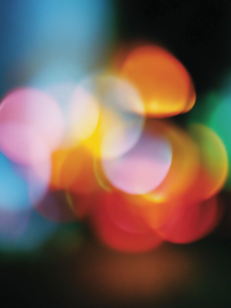 Colorful Bokeh Abstract Poster. poster — abstract art