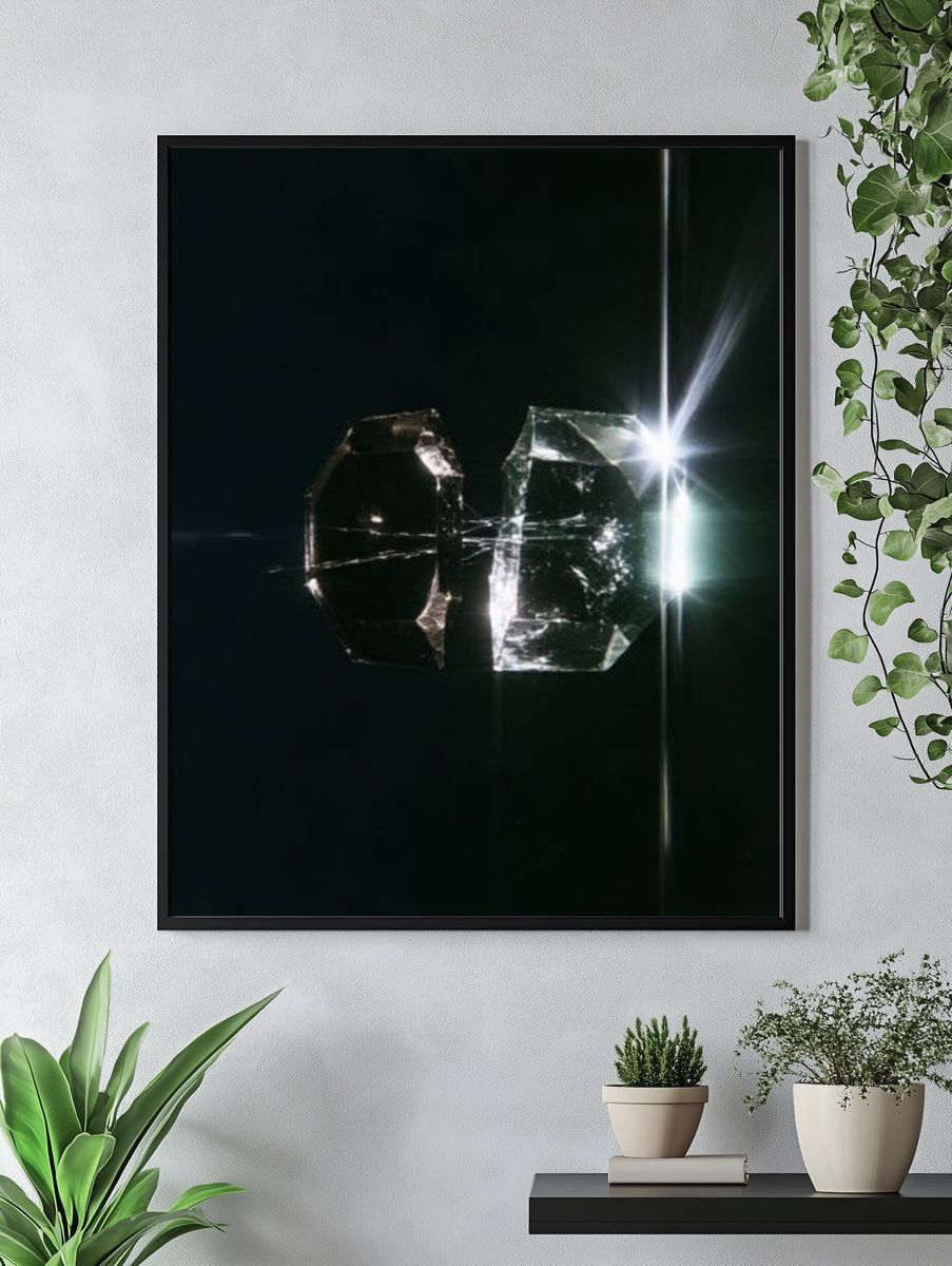 Crystal Light Abstract Poster. — room view 4