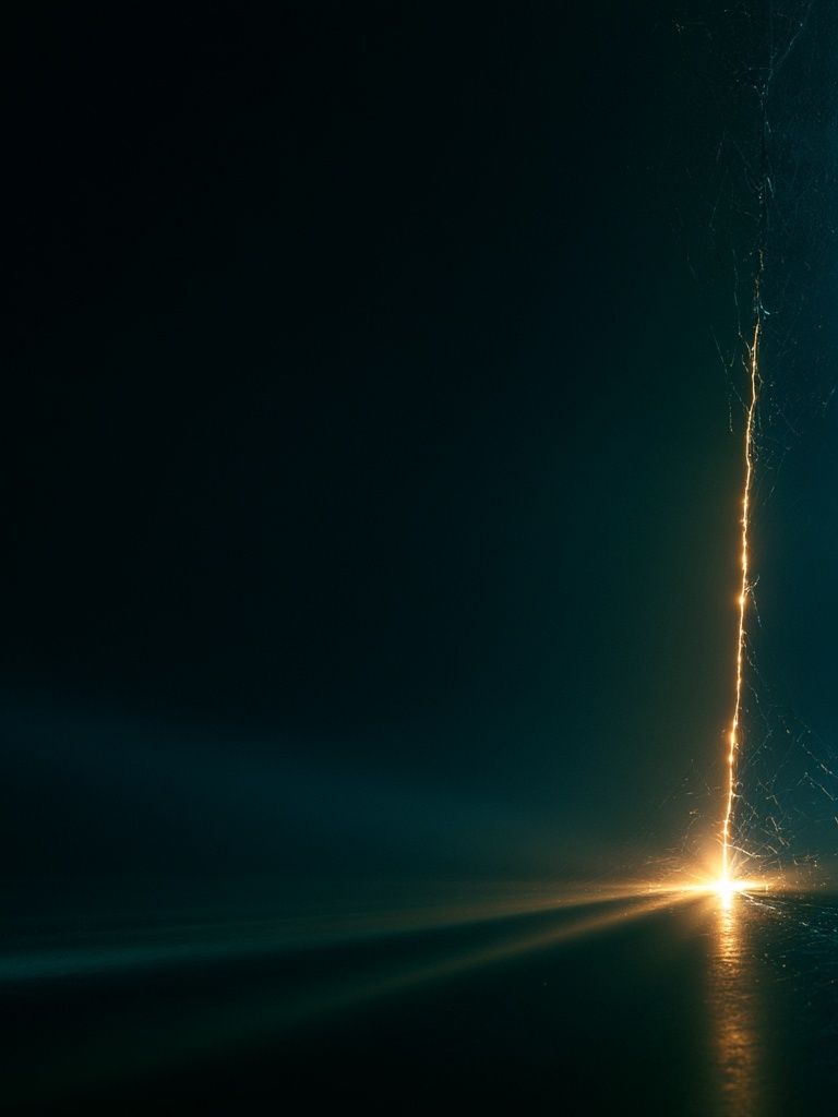 Golden Light Abstract Poster. poster detail