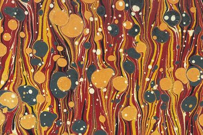 Vintage abstract pattern background. Remixed. poster print