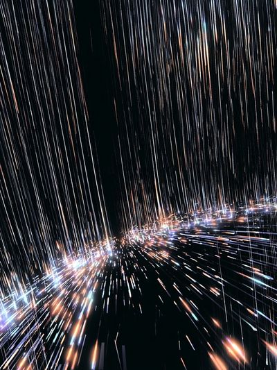 Light Speed Abstract Poster.