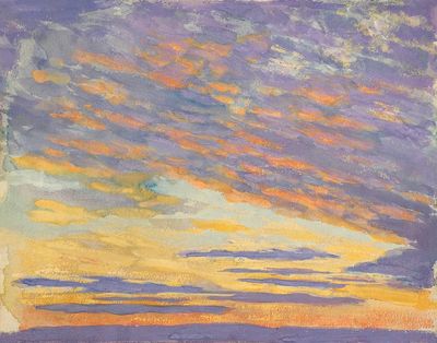 Study clouds, Rome, Italy Francis. poster print